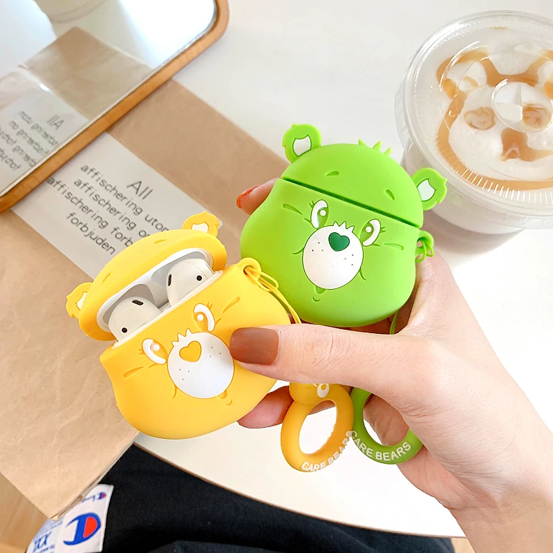 

3D cute custom case cartoon design protective cover for air silicone pod Air soft pod PRO 2 3 cover 3D cases 2020, 5 colors