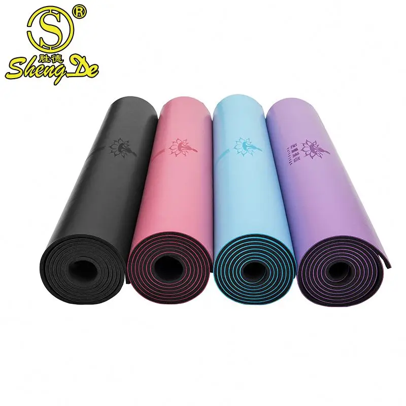 

Private label pad mat natural rubber black yoga mat, Customized