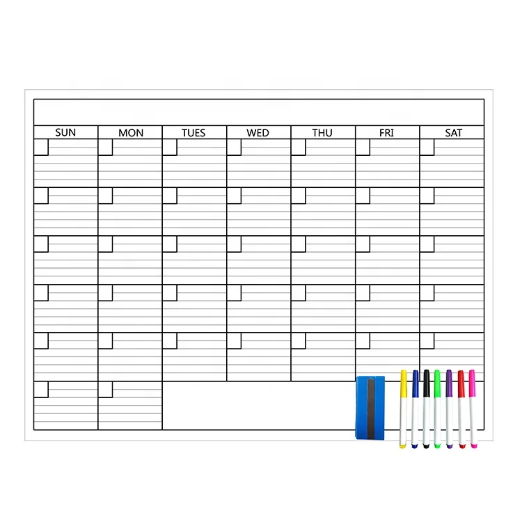 Nanotechnology Weekly Monthly Planner Dry Erase Calendars Whiteboard ...