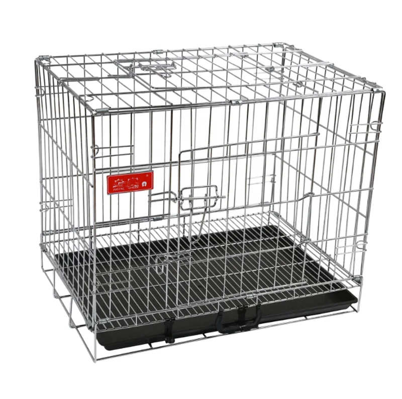 

Lorenzo ODM Jaula S L47xW30xH39 Stainless Wire Mesh Small Kennel Kafesi Kandang Pet Veterinary Canary Aviary Bird Dog Cage, Black