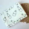 Newborn Baby 2 Layers Muslin Swaddle 100% Cotton Soft Baby Gauze Blanket Infant Diaper Mixed Pattern Towel Baby Shower Gift