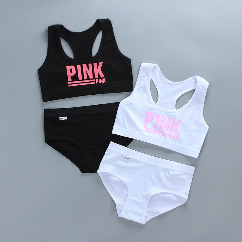 

Girly Bra Set Vest Cotton Underwear Sling Nipple Coverage Tube Top Underwear