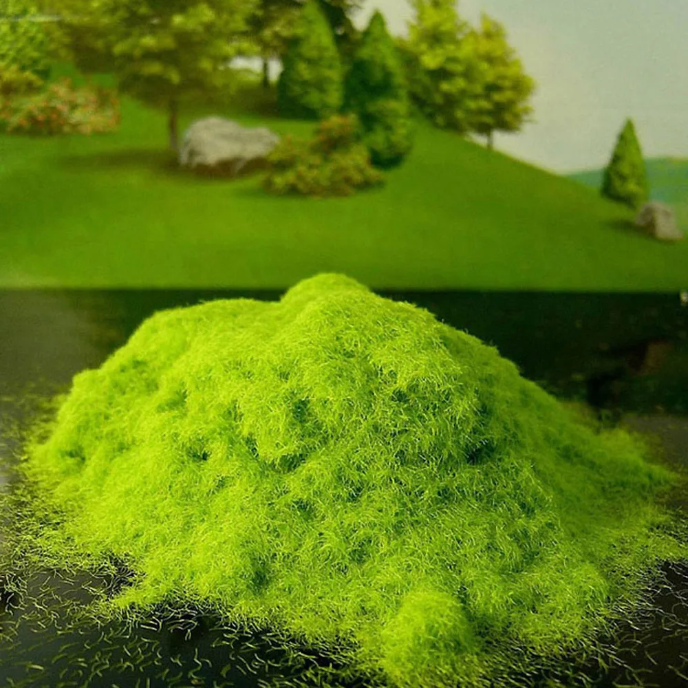 

25g/Bag Artificial Grass Powder Sandbox Game Craft Decor Micro Landscape Decoration Home Garden DIY Accessories Building Model M, 8 colors