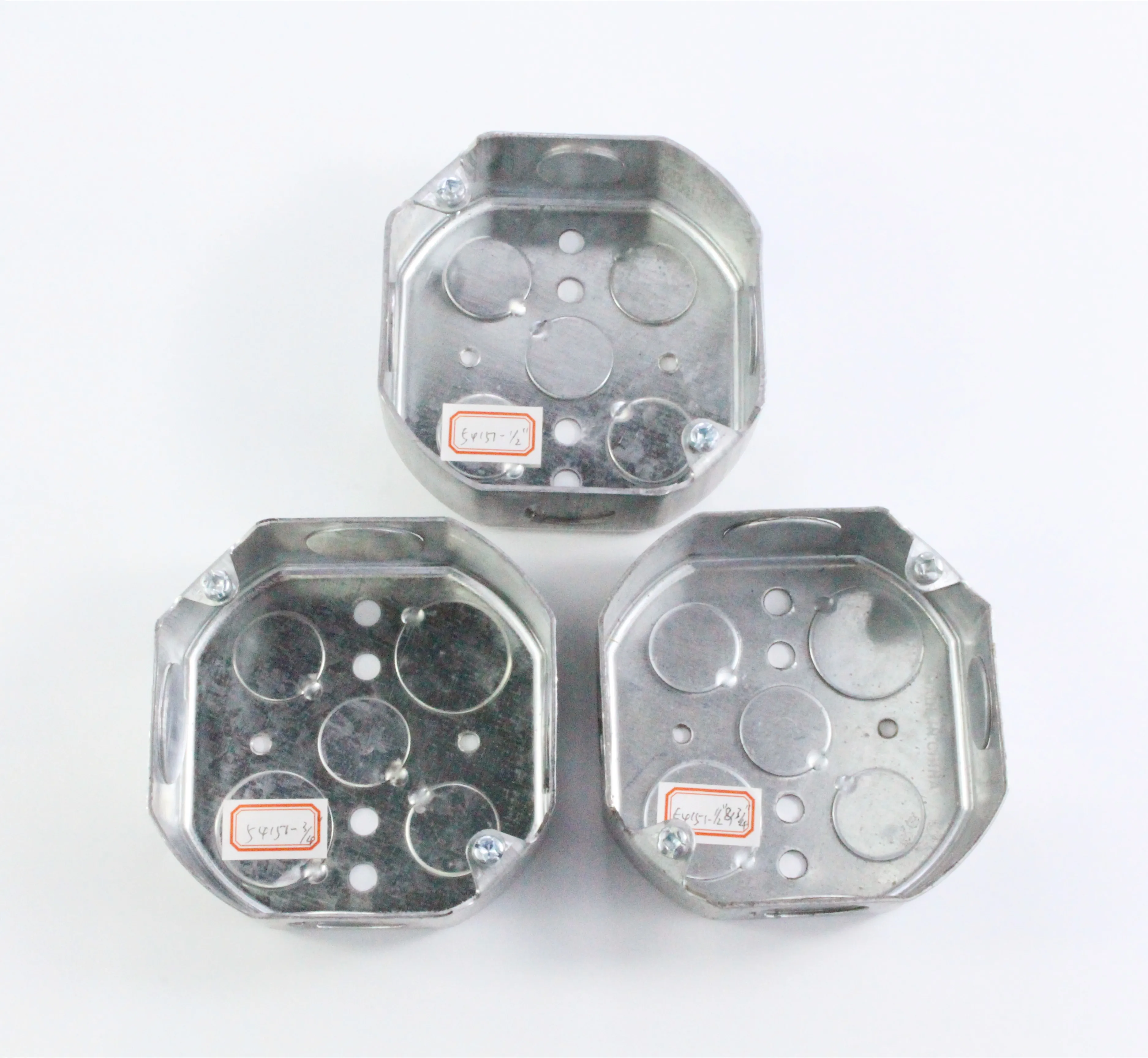 Gi Octagonal Outlet Ceiling Fan Box Extension Ring 551511/2"&3/4