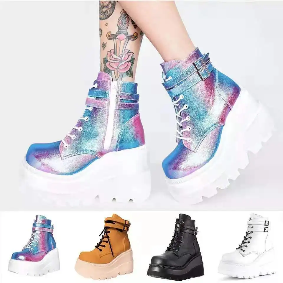 

Shoes Women New Arrivals 2021 Fashion Fall Boot Women Thigh High Heels Shoes PU Leather Outdoor Slides Sexy Ladies Dress Shoe