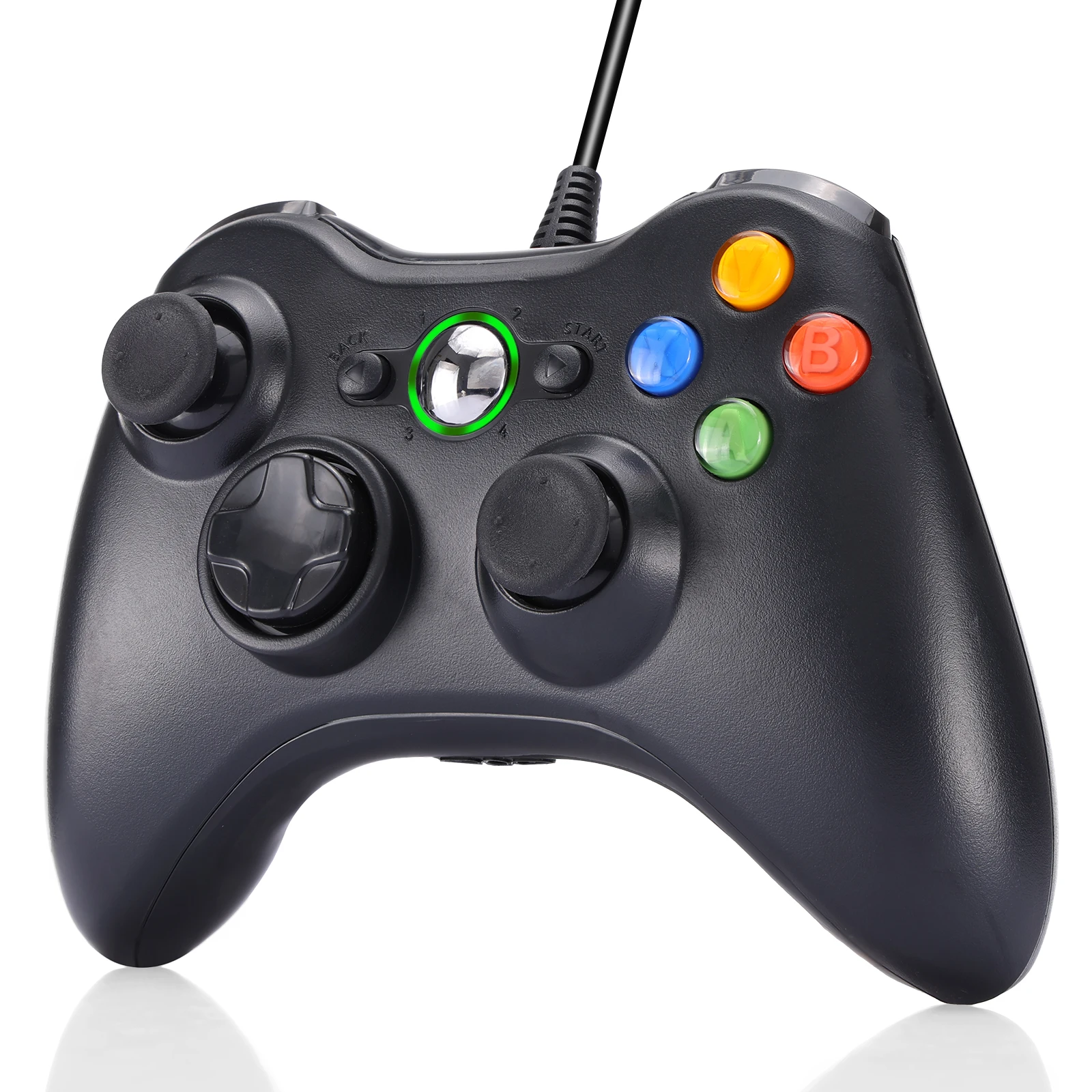 

Gamepad For Microsoft Xboxs 360 Controller Wired Joystick Joy Pad USB Game Pad Control Xboxes 360 Controller And PC