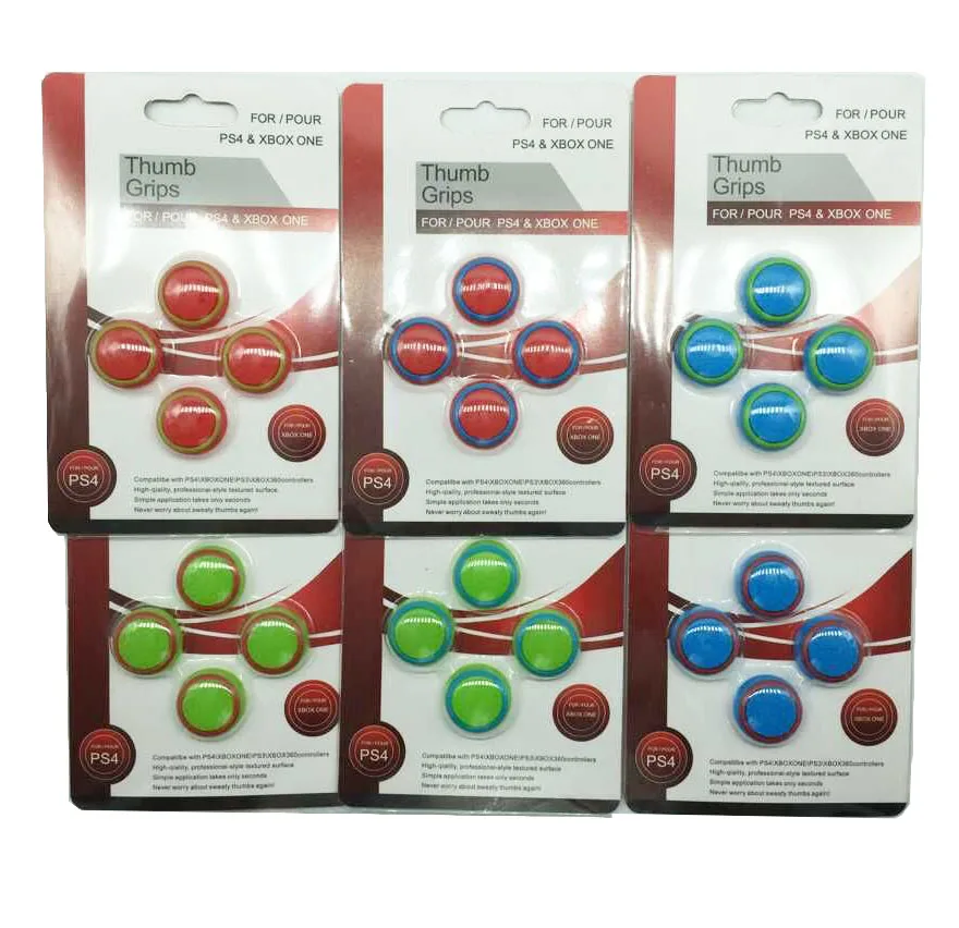 

Free Shipping Silicone Thumb Stick Grip For PS4 PS5 PS3 Xbox One series x s Controller Joystick Cap Thumb Grips Button Cover, 8 colors