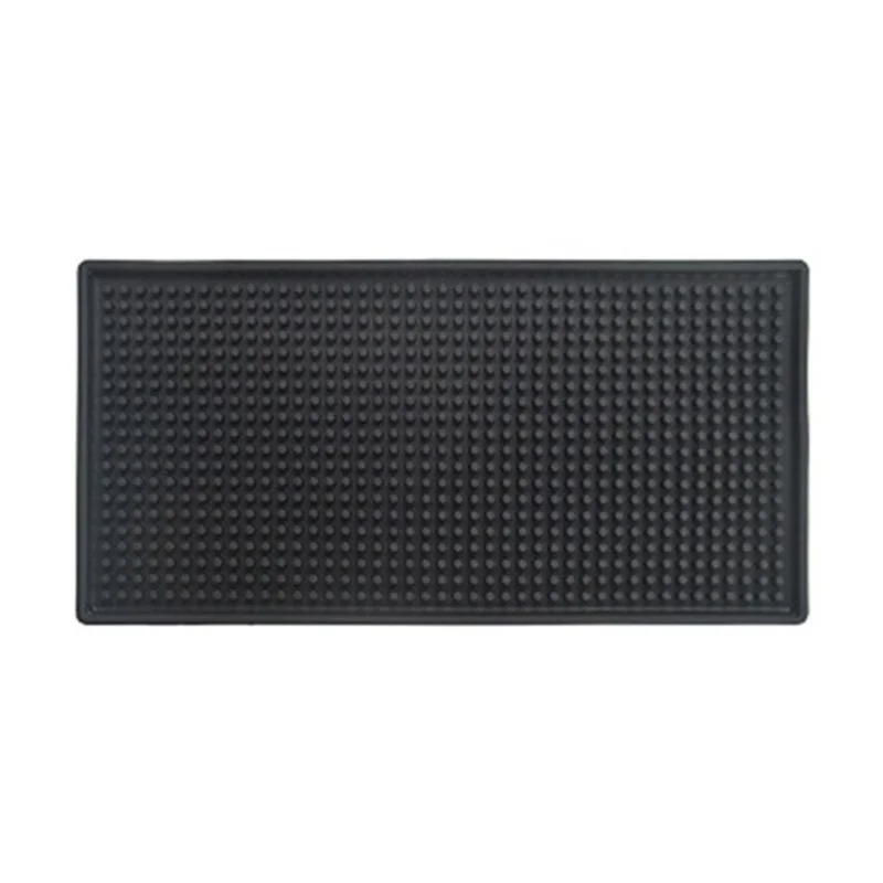 

Amazon Top Seller 35x15cm Non Slip Polyvinyl Chloride Jack Daniels Rubber Pvc Bar Mat, Black/customized