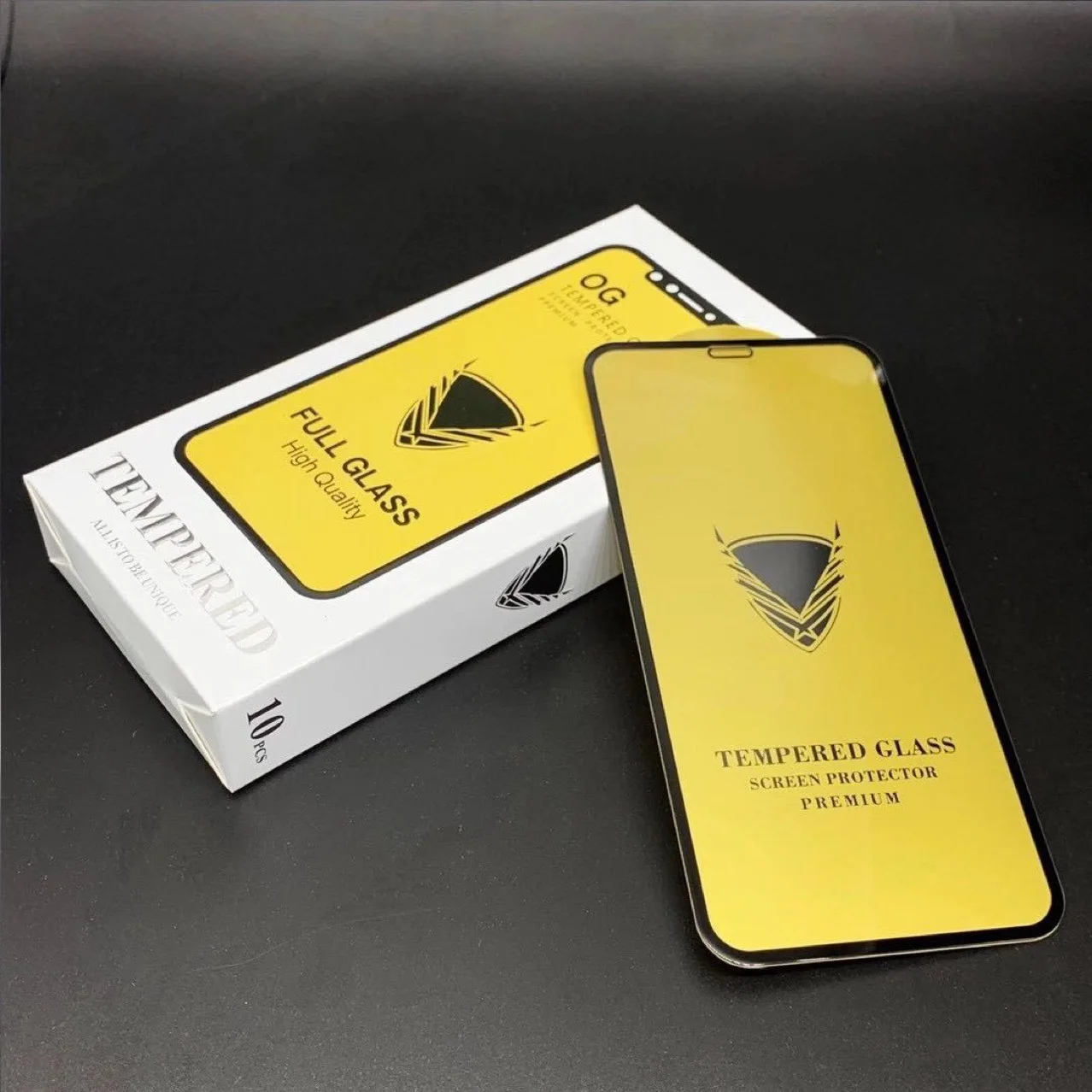 

Golden OG Tempered Glass For iphone XR XS X 11 12 pro Max Screen Protector anti-broken Anti-Fingerprin