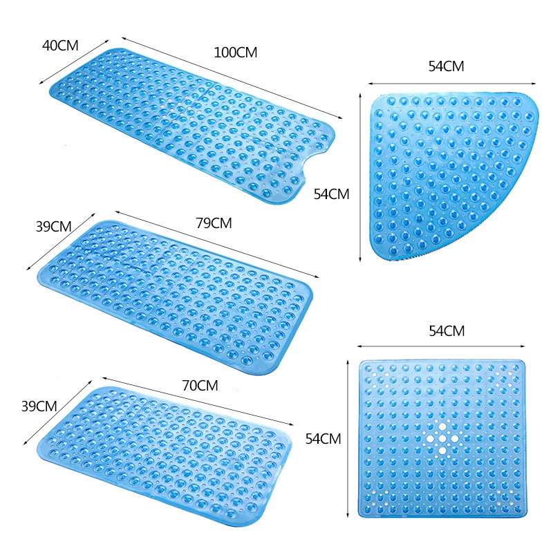 

PVC Anti Mold Fungas Shower Floor Spa Sauna Bathroom Floor Mat Bath Tub Mat