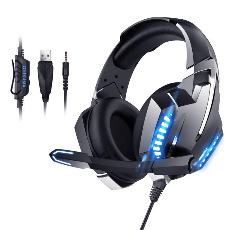 

Gaming Headset With Headphones Mic Game Light Cheap Pc Headphone For Computer