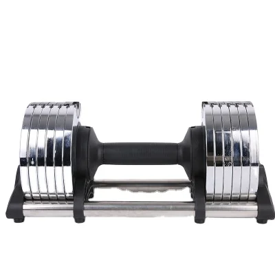 

Hot Sale Indoor Fitness Gym Weight Lifting Equipment 24kg Adjustable Dumbbell, Color