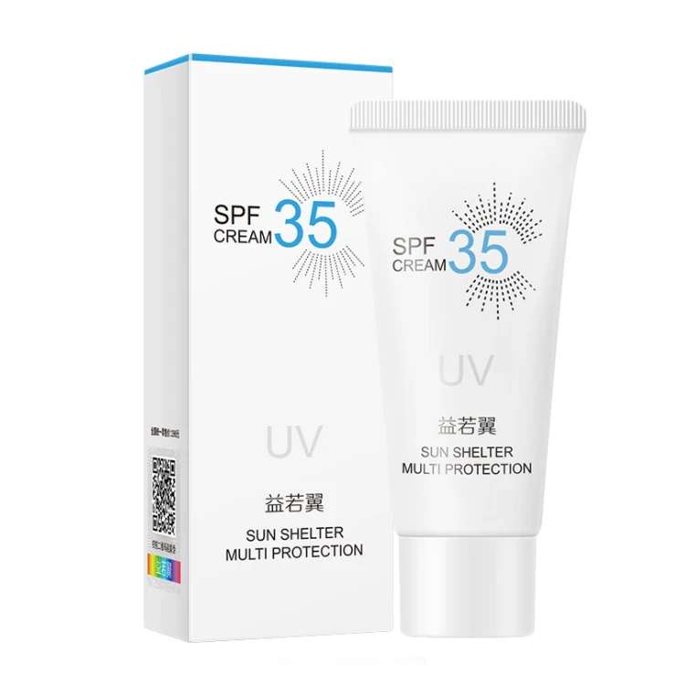 

OEM/ODM Skin Care Product Manufacturer SPF 35 Facial Sunscreen Mineral Face Vegan Sunscreen Cream