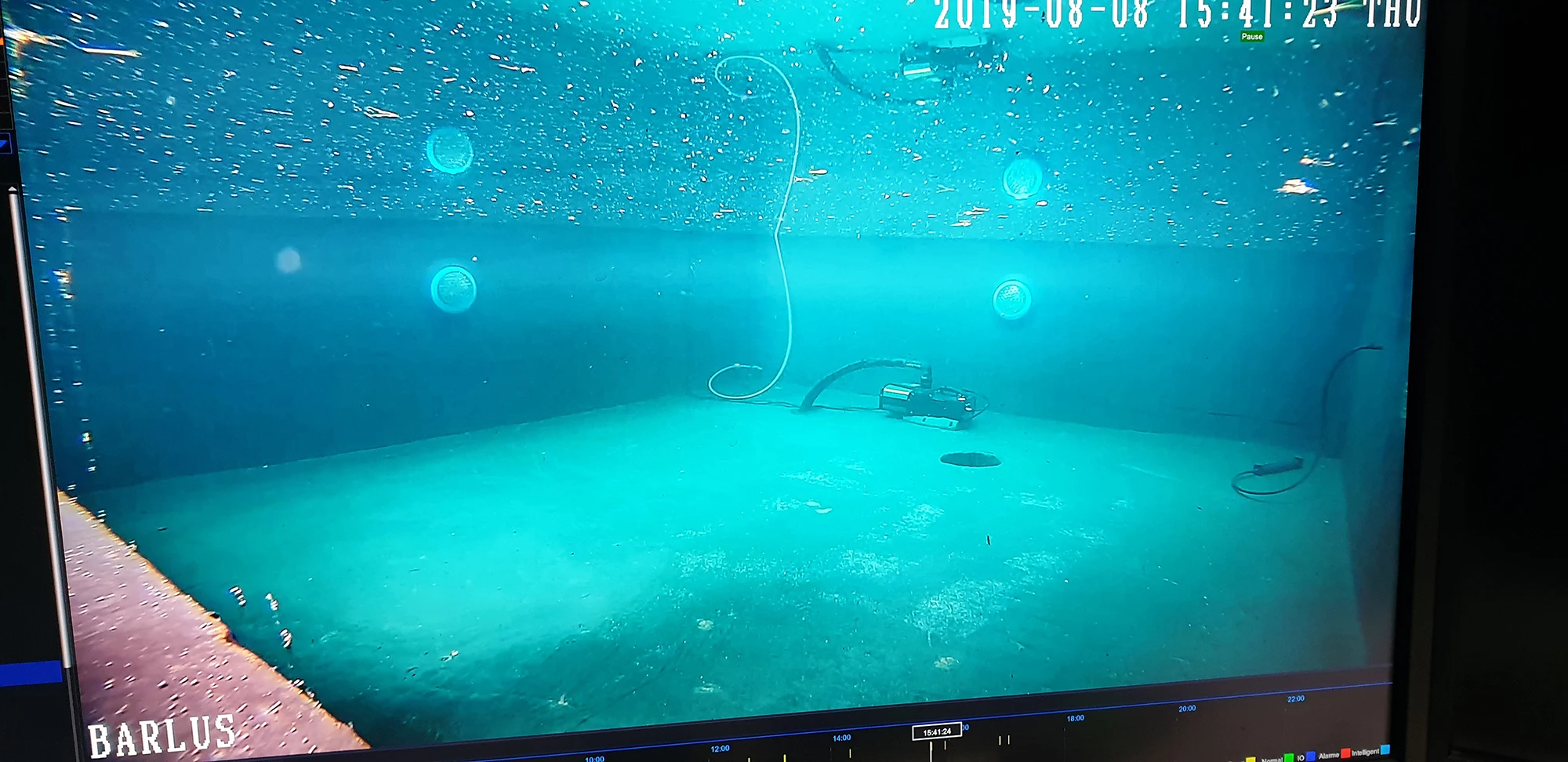 2mp 25fps 不锈钢 ip68 防水游泳池低失真水下摄像机