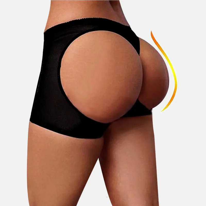 

Women's Hot Sale Butt Lift Shaper Butt Lifter With Tummy Control Female Booty Lifter Panties Plus Size Sexy Shapewear Underwear, Black,fleshcolor