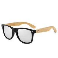 

Eyewear Classic Customized Service Ready Stock sun glasses bamboo and plastic Material Custom Logo Sunglasses