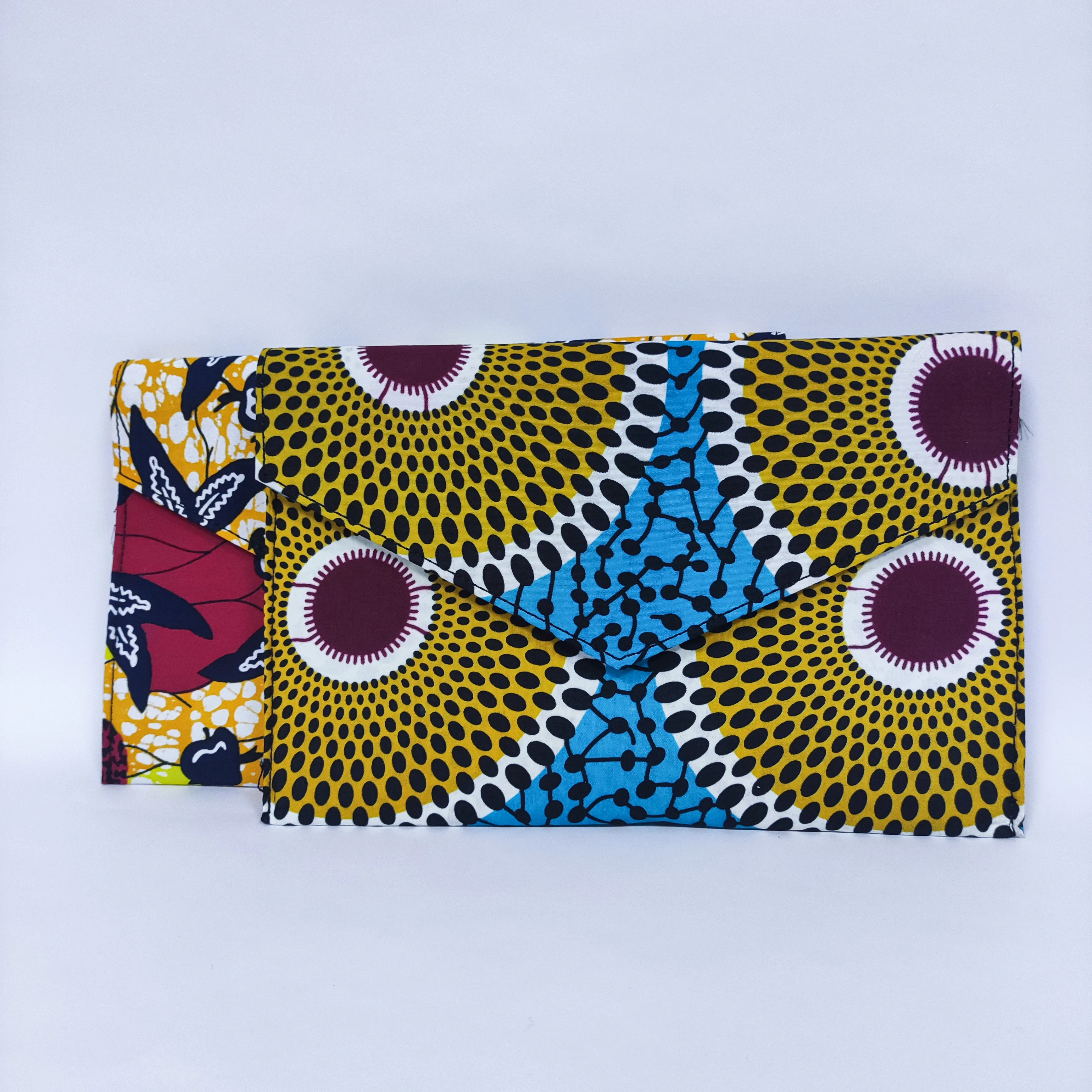 

Purse 2021 Ankara Design African Print Envelope Bag For Girls Party Handbag, As pictures