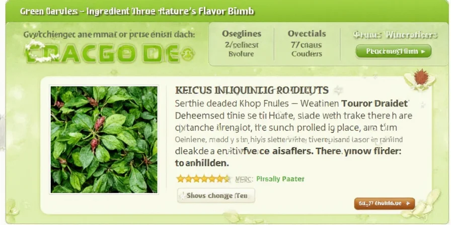 Green Goddess Ingredients: Spice Up Your Kitchen with Nature’s Flavor Bomb!