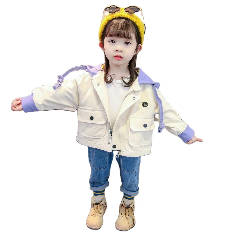 

Autumn girls casual jackets spring and autumn Korean children's tops
