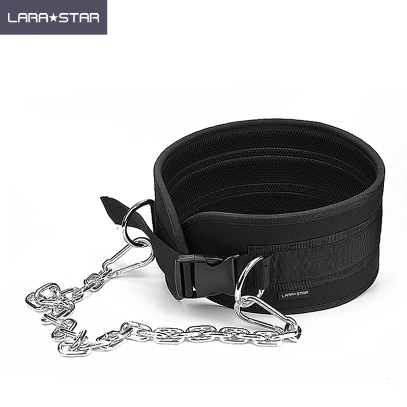 

Weightlifting Dipping Belt Chain Nylon Weight Lifting Gym Fitness Exercise Weighted Belt Pull up Deep Belt with Steel Straight