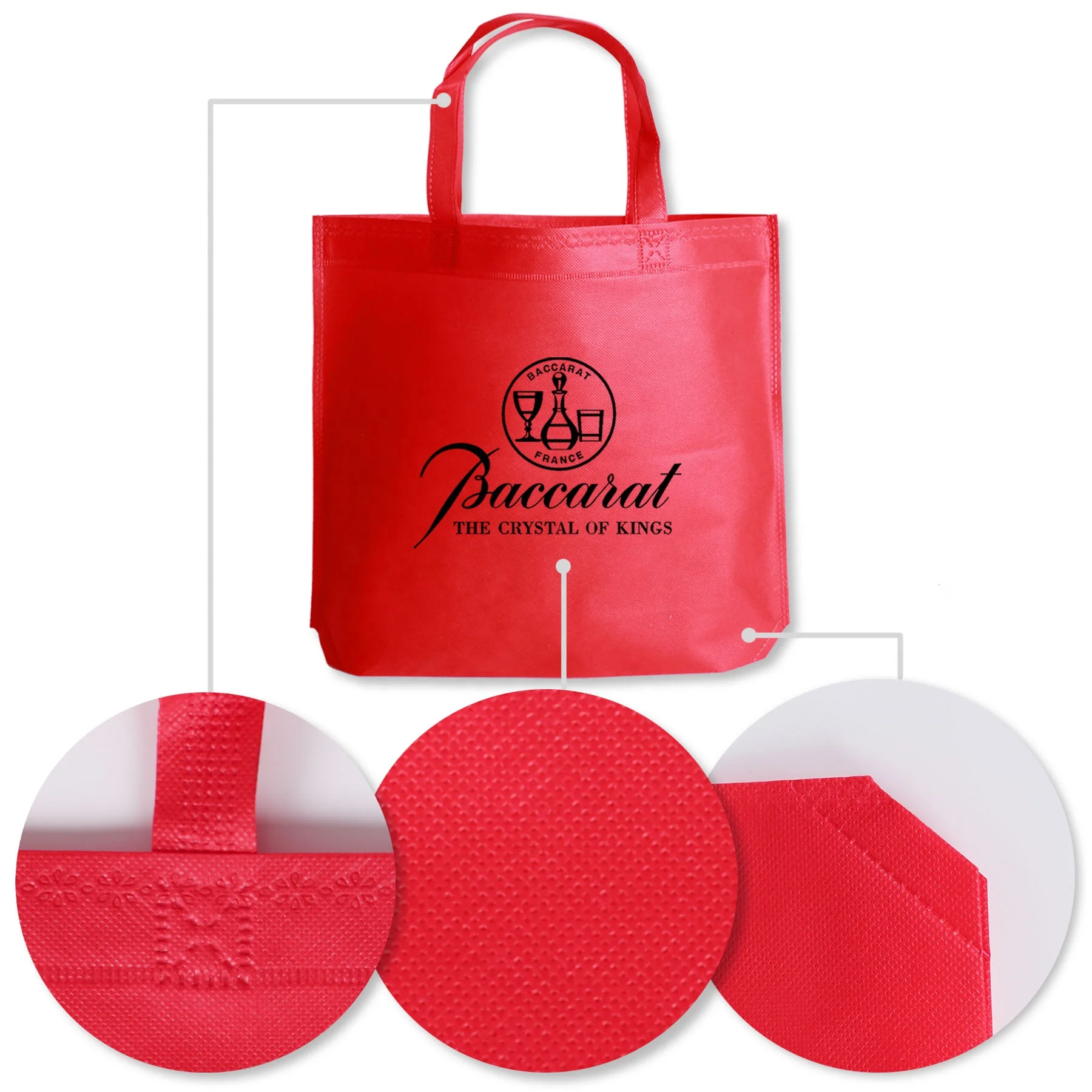 

Reusable non woven non-woven bag manufacture grocery bag / Heat Sealed Non-Woven Promotional Tote Bag