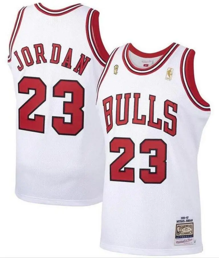 

High Quality Embroidery Bulls Basketball Jersey #23 Jordan Adult Bulls Jersey For Men, Same as pictures