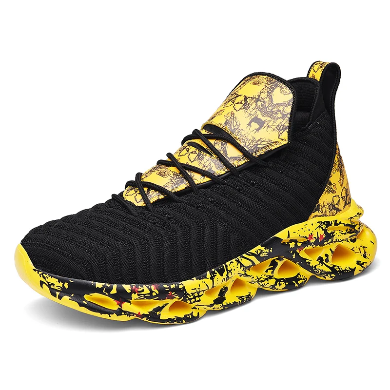 

Minika fly knit shoes.breathable mesh running shoes for men new styles casual yeezy sneakers, Red, blue, purple