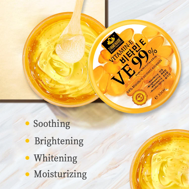 

private label soothing gel 99% Vitamin E face mask gel anti aging whitening skin care