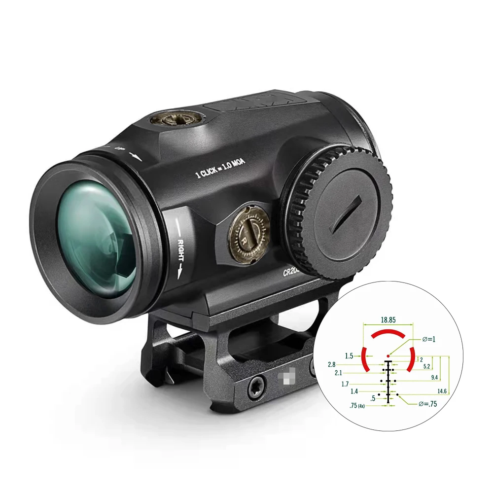 

Tactical hunting SPITFIRE HD GEN II 3X PRISM SCOPE AR-BDC4 reticle 3x magnifier scope for AR15 hunting
