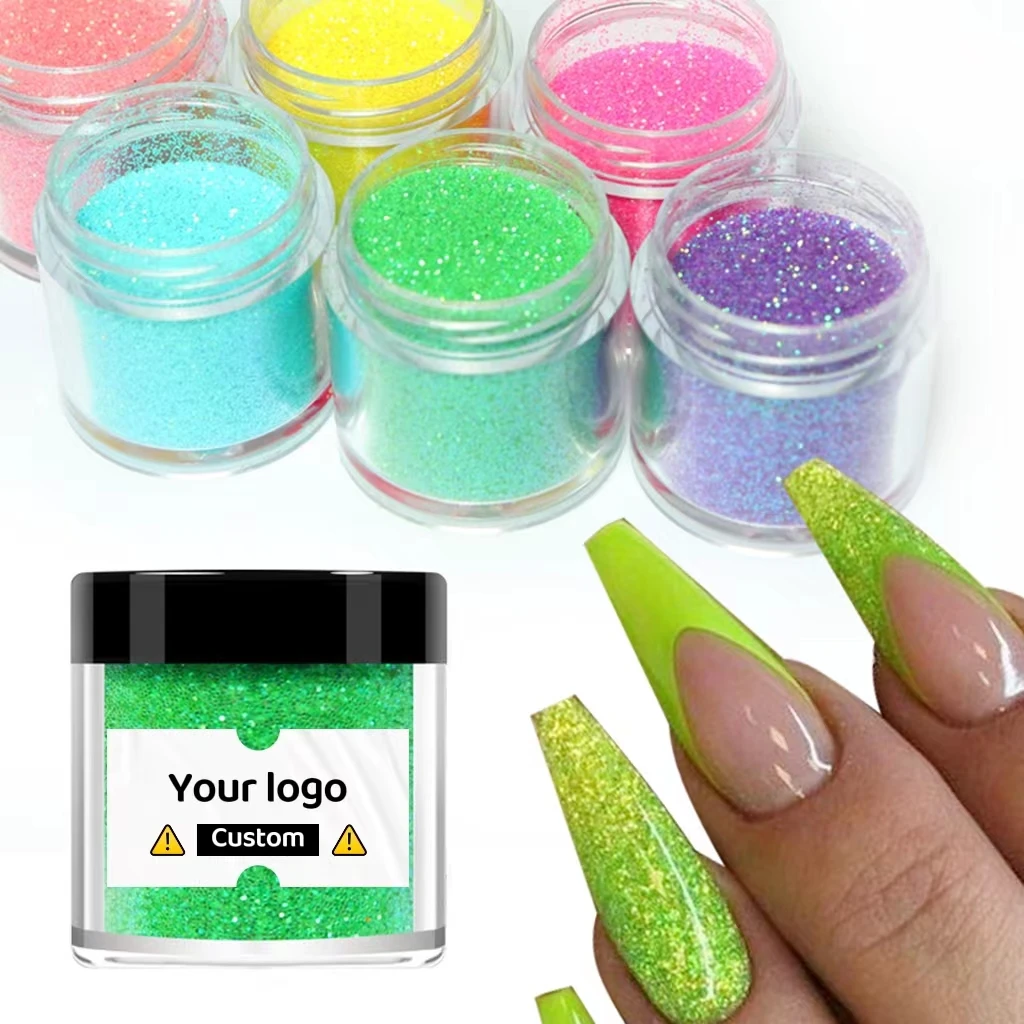 

5g Nail Art Glitter Powder Colorful Pigment Chrome Shiny Sequins Nails Decoration Sugar Dust Dipping UV Gel Polish Manicure Tips, Picture