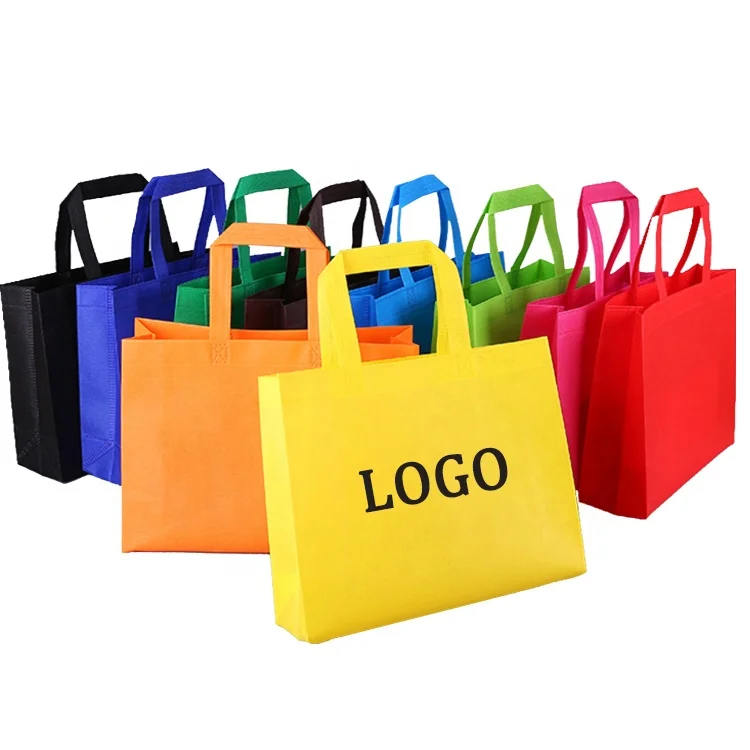 

Cheap Retail Non-Woven Supermarket Bag Custom Logo Reusable Shopping Non Woven Bag, Customized