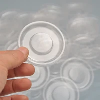 

wholesale round lash trays plastic acrylic clear eyelash tray holder false mink eyelash packaging box lash case pallet vendor