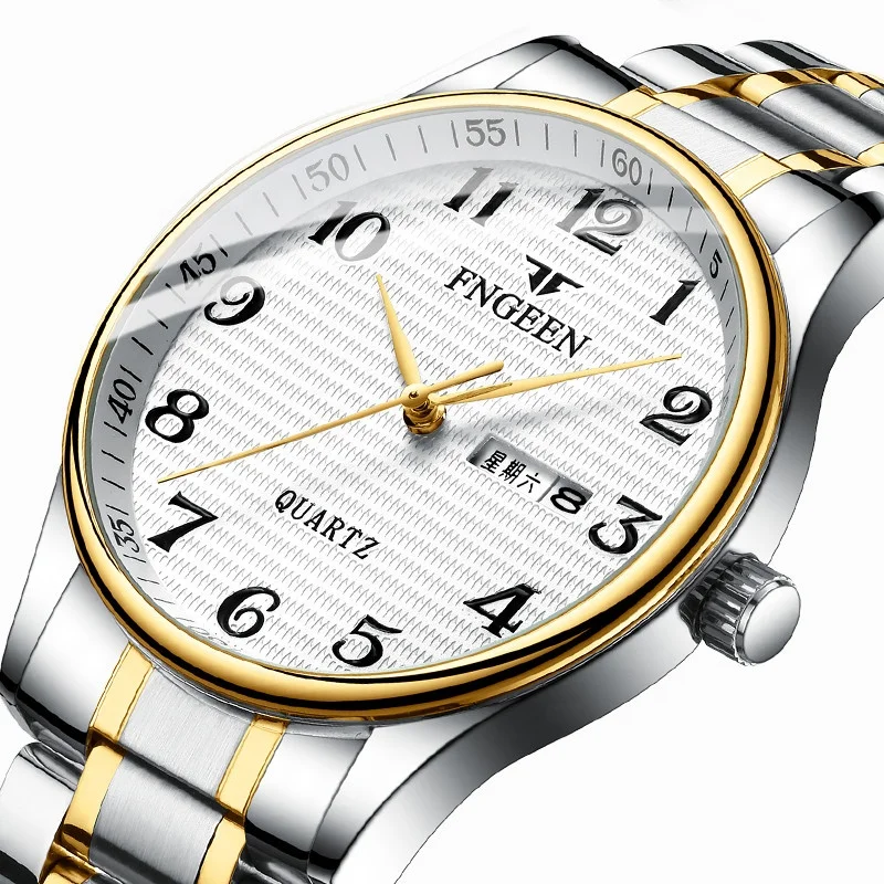 

a prueba de agua fit odm quality movimiento para watch exactime quartz relojes hombre, Black ,white,blue,brown