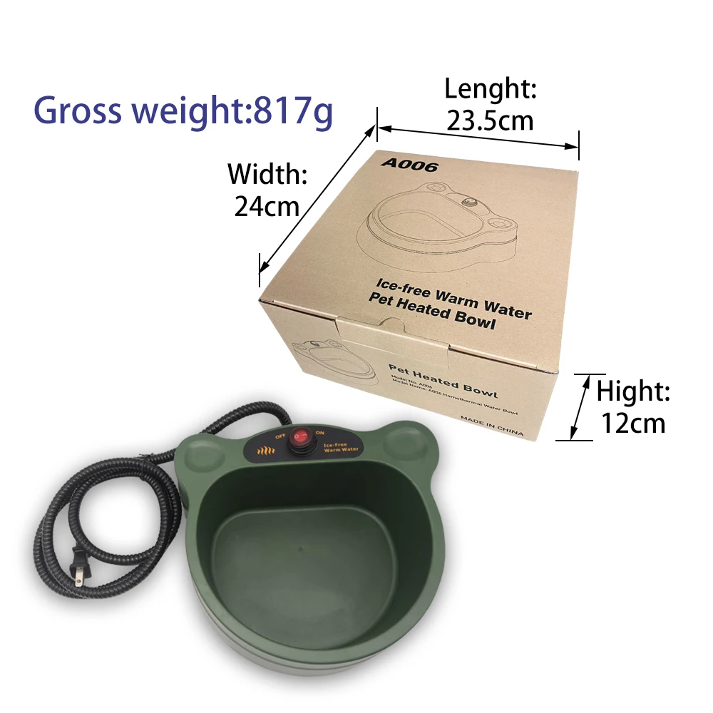 

Petkit Pet Smart Heating Bowl Heated Pet Food Constant Temperature Bowl, Green