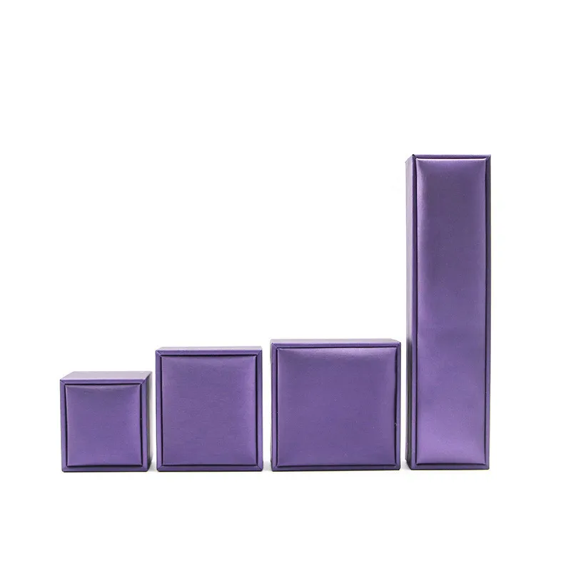 

women jewelry packaging box purple hamper gift box with lid christmas gift box set for jewellery packing