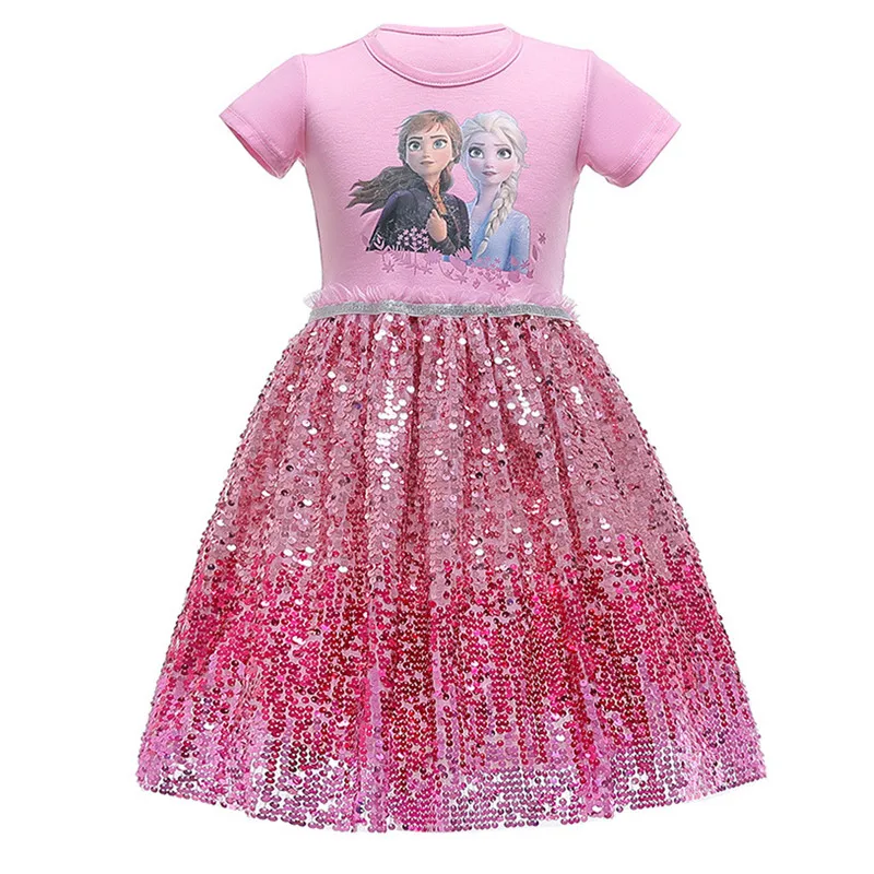 

2021 New Summer Girl Dress Ball Dress Child Dress Girl Party Birthday Dress Child Princess Dress 4-12 Years Old