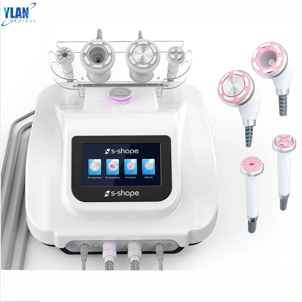 

S shape Ultrasonic 4 in1 Vacuum Cavitation RF Radio Frequency Slim Cellulite Machine