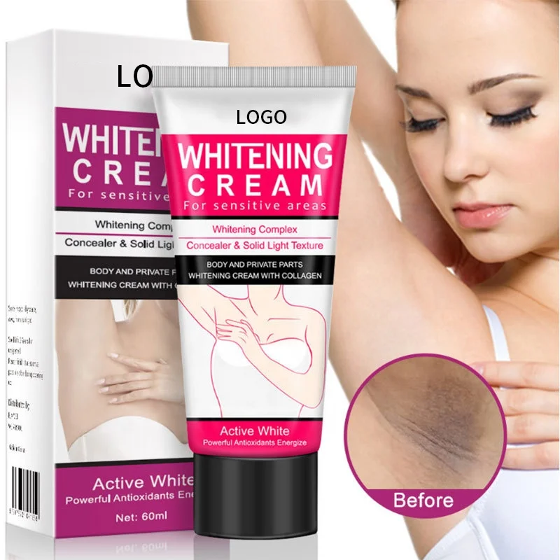 

Moisturizing Brightening Skin Shrink Pores Women Sensitive Areas Body Beauty Collagen Underarm Whitening Cream