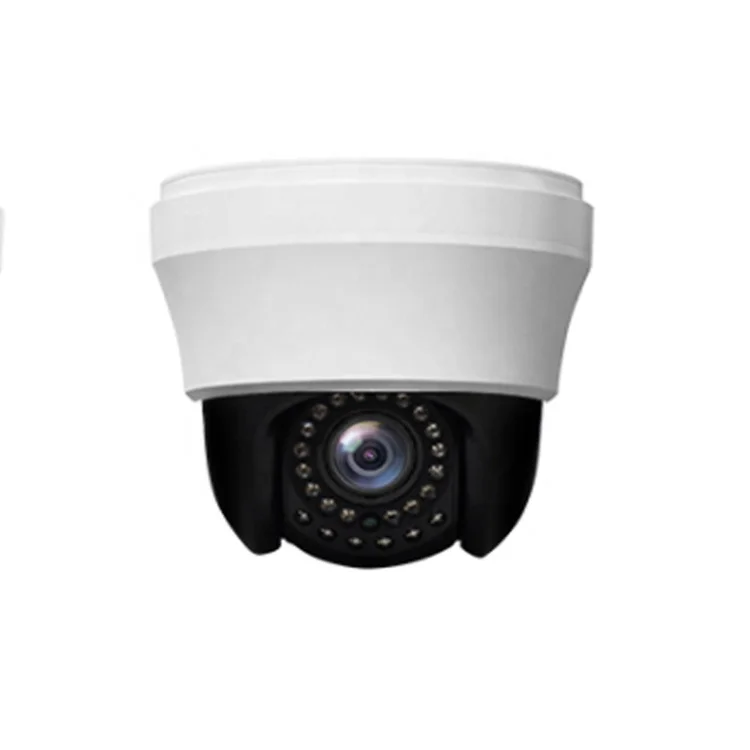 

Analogy AHD TVI CVI 360 degree CCTV Security Mini 3 inch 10X Zoom PTZ camera 10X, White metal