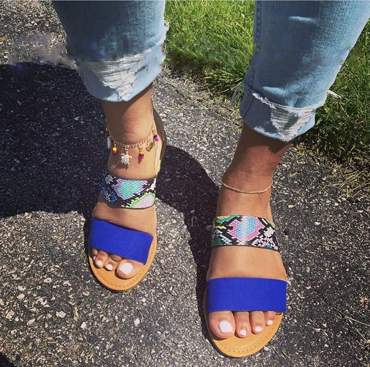 

Hot sale custom colorful women straw slippers cheap beach ladies sandals