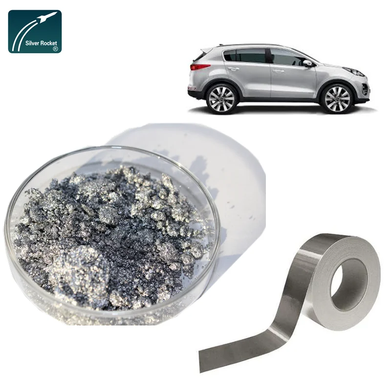 银元明亮效果铝膏汽车修补涂料