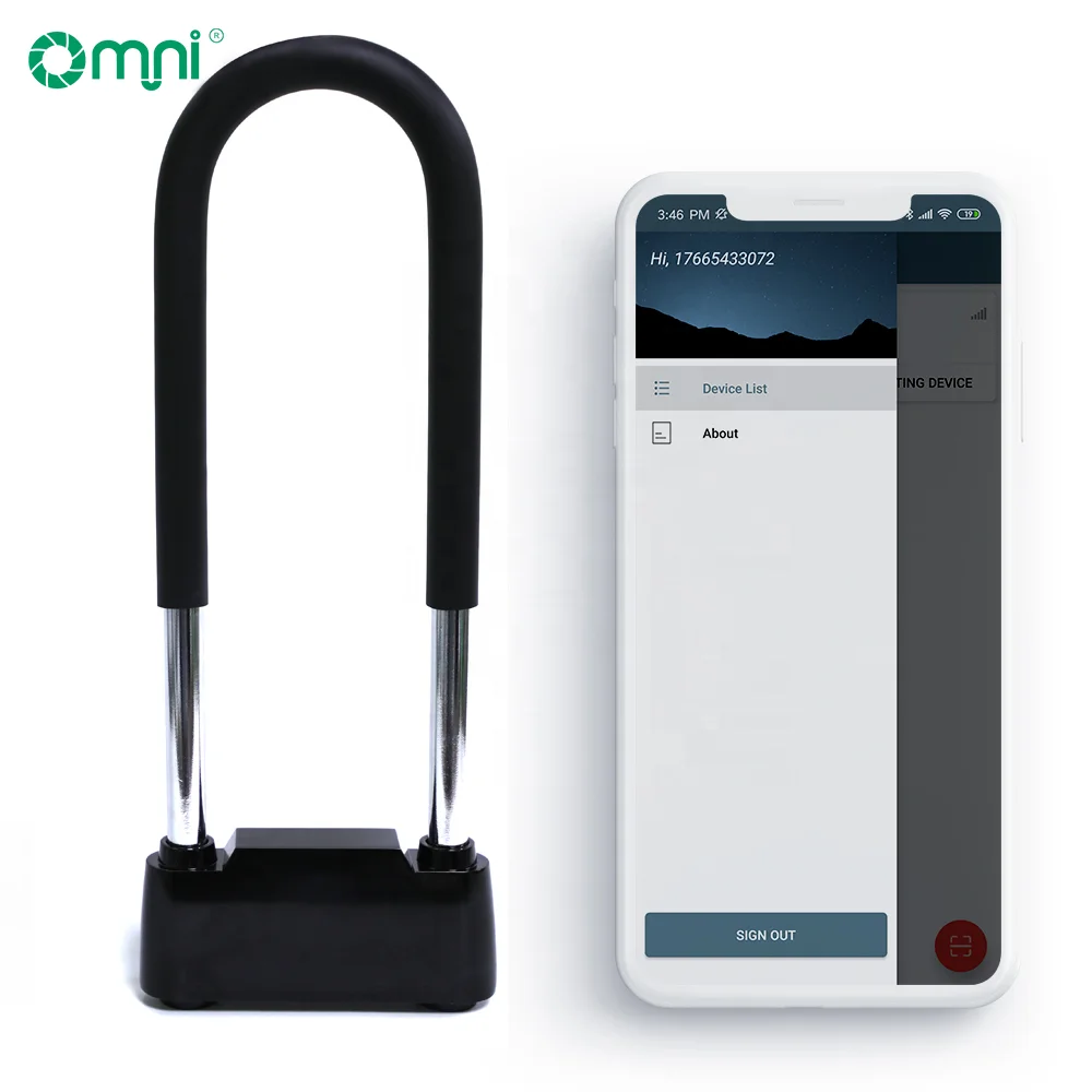 

Omni New Smart Wireless U Shape Lock For Tricycles