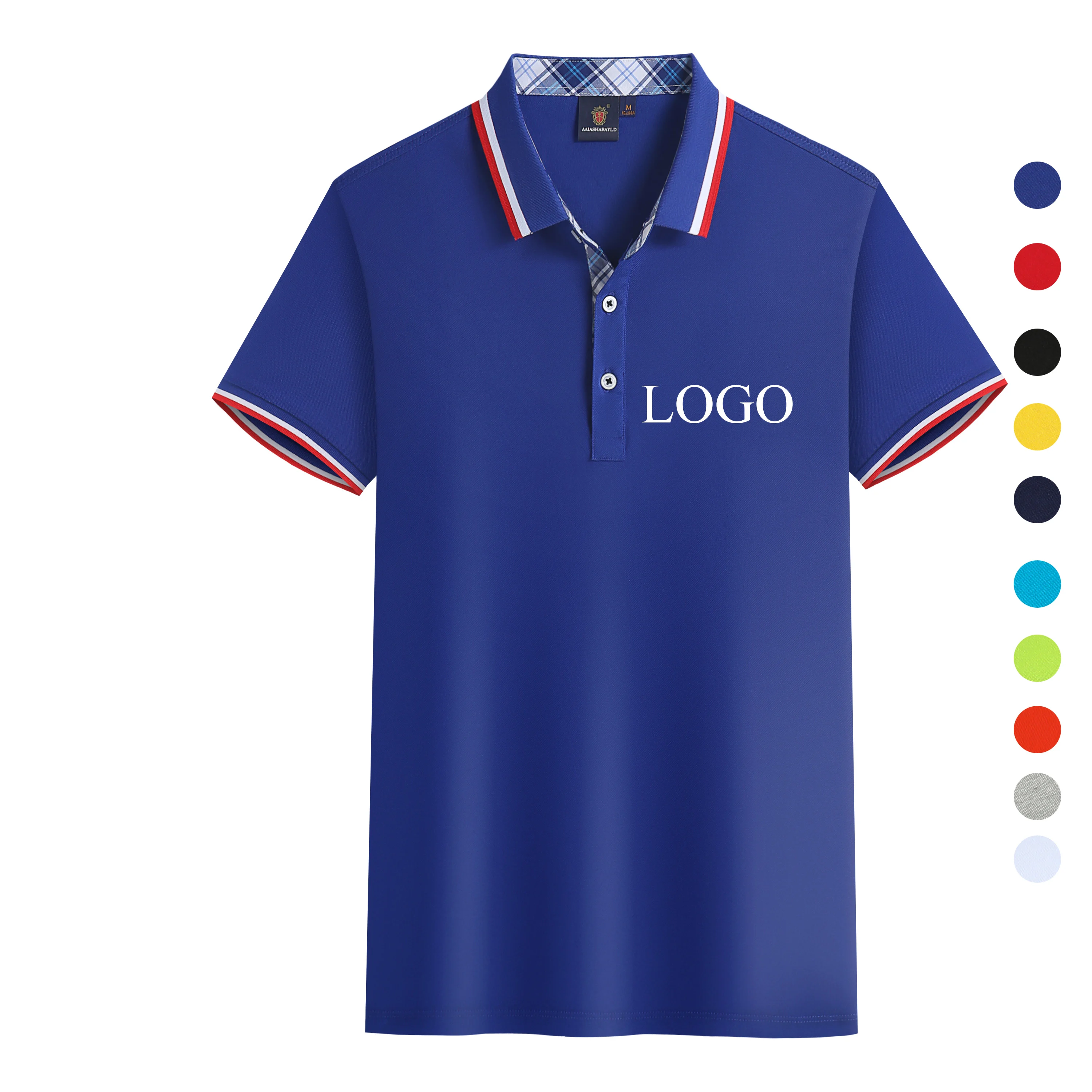 

Oem wholesale custom new design polo shirt mens print blank tee shirt fashion man's sport golf shirt