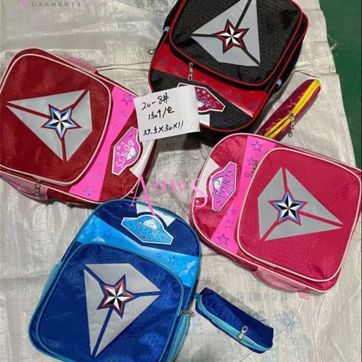 

1.85 USD BB166 Fast delivery mix color kids school bags for students whole sale with Pencil case