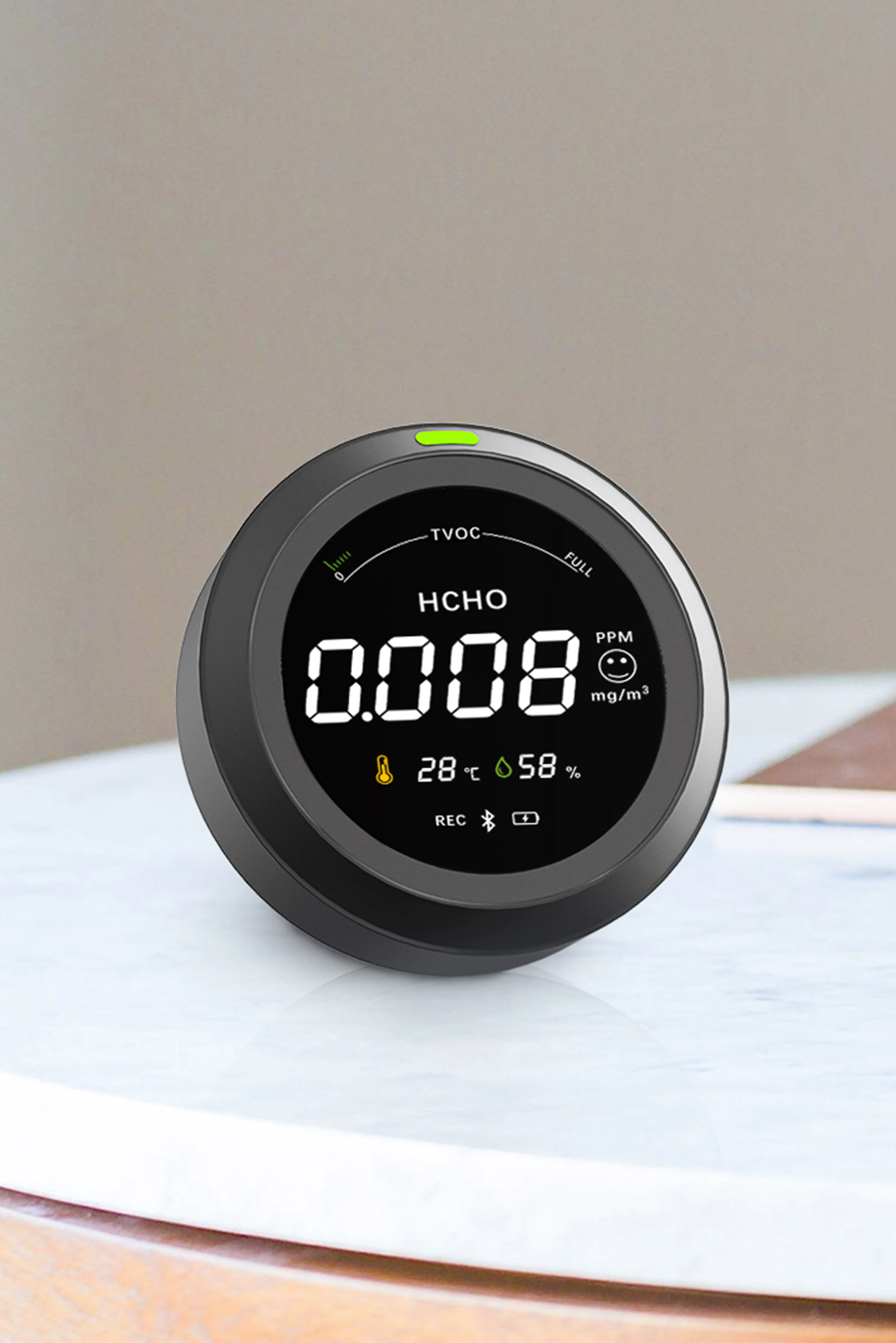 
Air quality pollution detector PTH-2 TVOC monitor formaldehyde sensor environment friendly with humidity display 