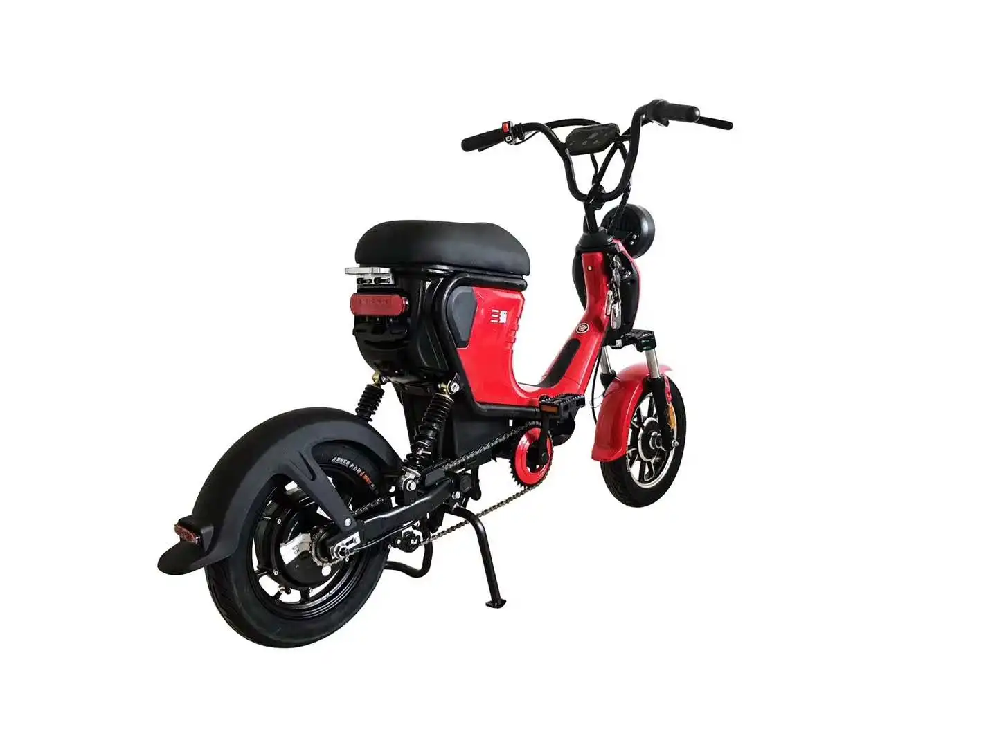 petrol and battery hybrid motorcycle