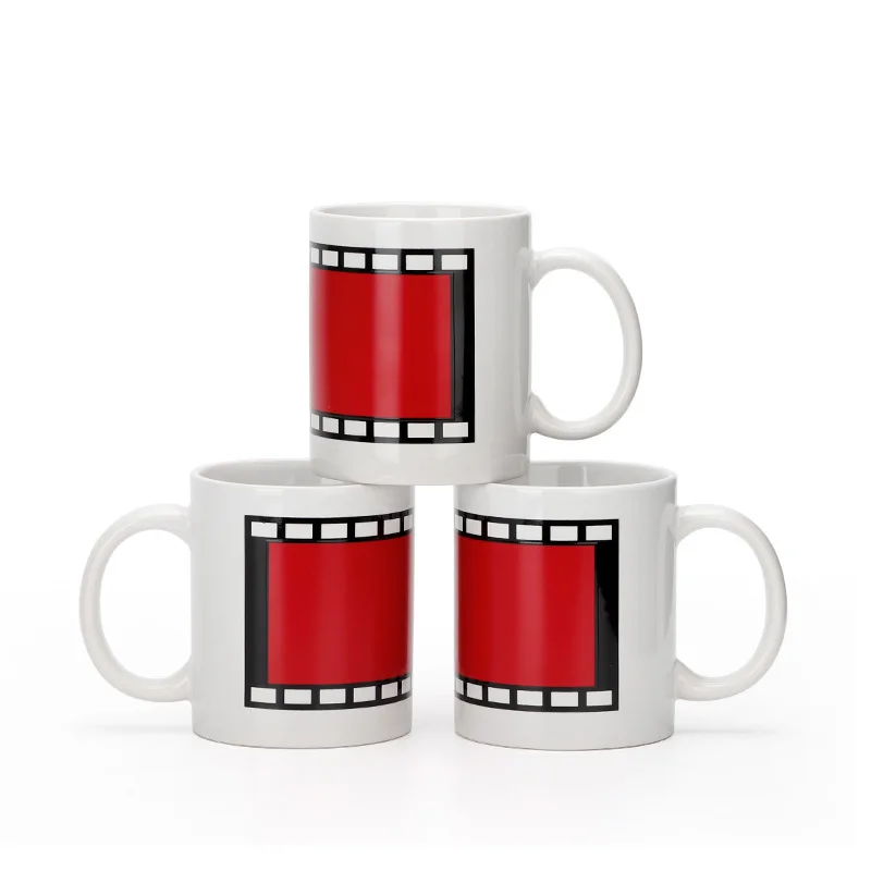 

Sublimation Blank Magic Color Changing Film Mugs Customize Logo Heat Sensitive Cup Coffee Tea Milk Mug Novelty Gifts