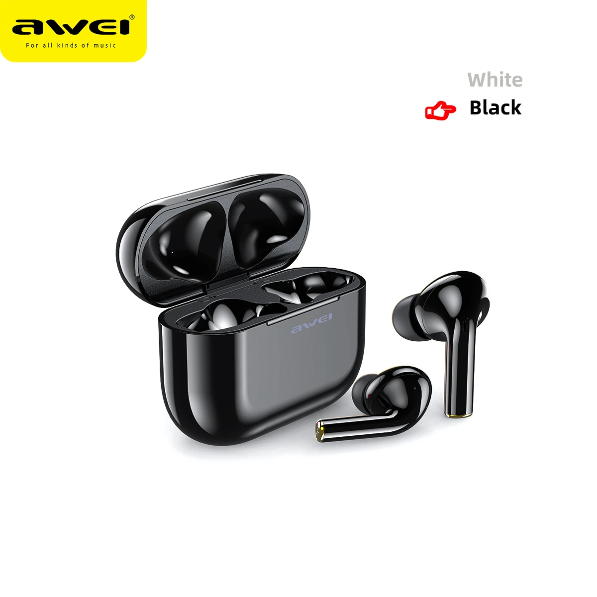 

Awei T29 bests bluetooth earphone wireless earbuds factory price Support custom logo