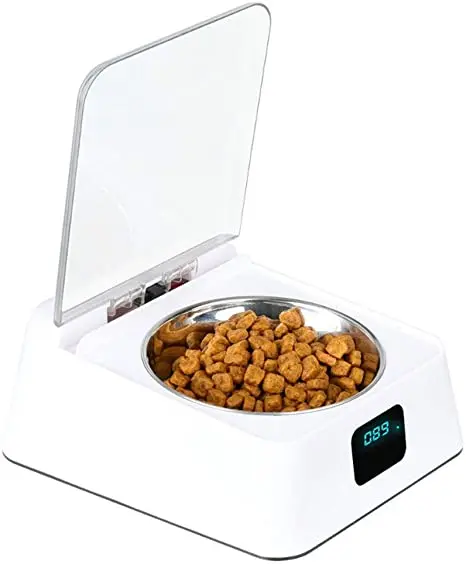 

Auto pet feeder infrared sensor dog cat food bowl automatic disc pet food feeder digital pet bowl
