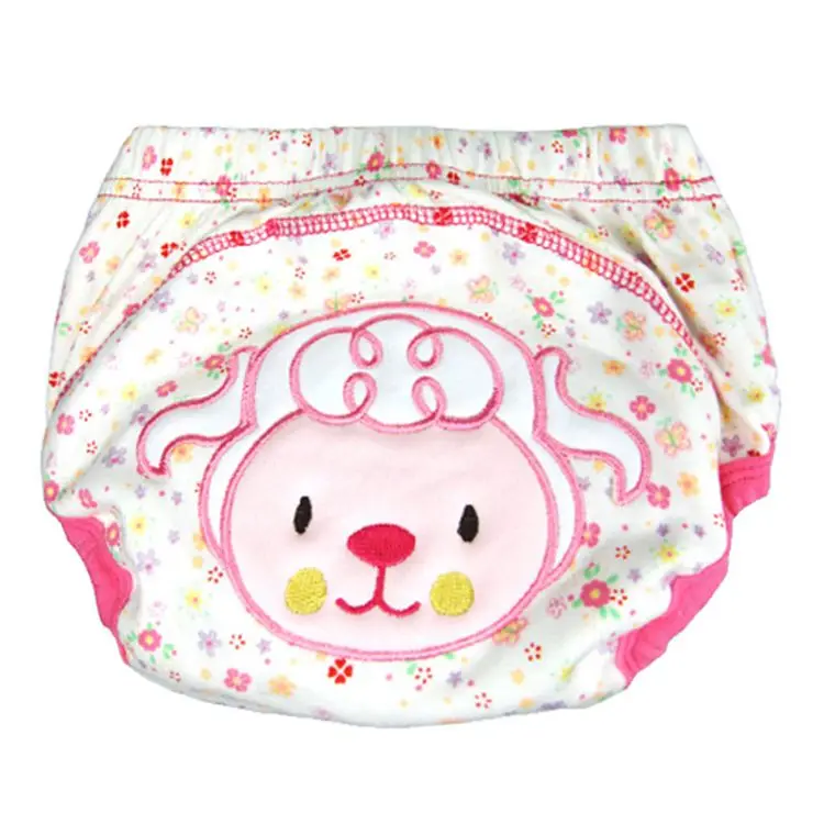 

Baby cute Cotton training panties reusable cloth diaper Infants washable Nappy for babies